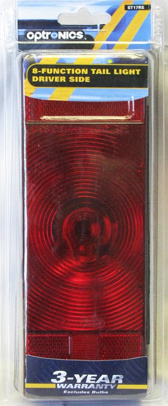 Optronik, 8 Function Tail Light, Driver Side
